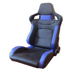 Cina PVC Adjustable Blue And Black Racing Seats / Sports Car Seat dengan slider tunggal perusahaan
