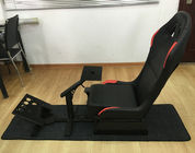 Cina Kursi Folding Racing Simulator Adjustable Dengan Dukungan Roda Kemudi + Pedal + Sh 1012B perusahaan