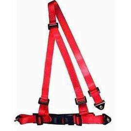 Cina Buckle Style Red Racing Safety Belts Dengan Baut / 3 Point Retractable Seat Belts pabrik