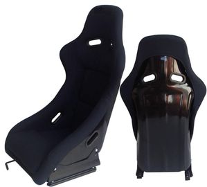Cina Handmade Custom Black Racing Seats Instalasi Mudah / Mobil Bucket Seats pabrik
